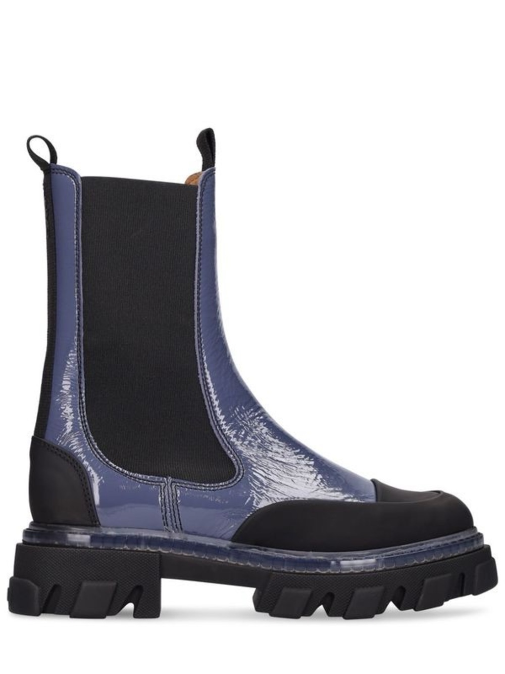 Ganni Cleated Mid Chelsea Boots